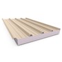 Cooldek Classic Topside / Smooth Underside Left Laying 100mm Thick 65mm Cutback Merino Topside / Off