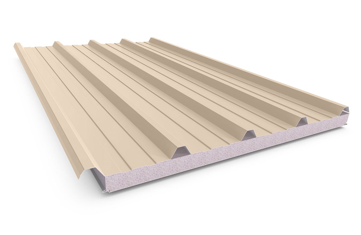 Cooldek Classic Topside / Smooth Underside Left Laying 50mm Thick 65mm Cutback Merino Topside / Off 