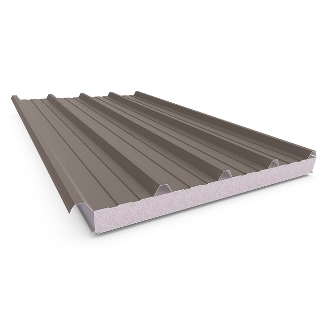 Cooldek Classic Topside / Smooth Underside Left Laying 75mm Thick 65mm Cutback Banyan Brown Topside 