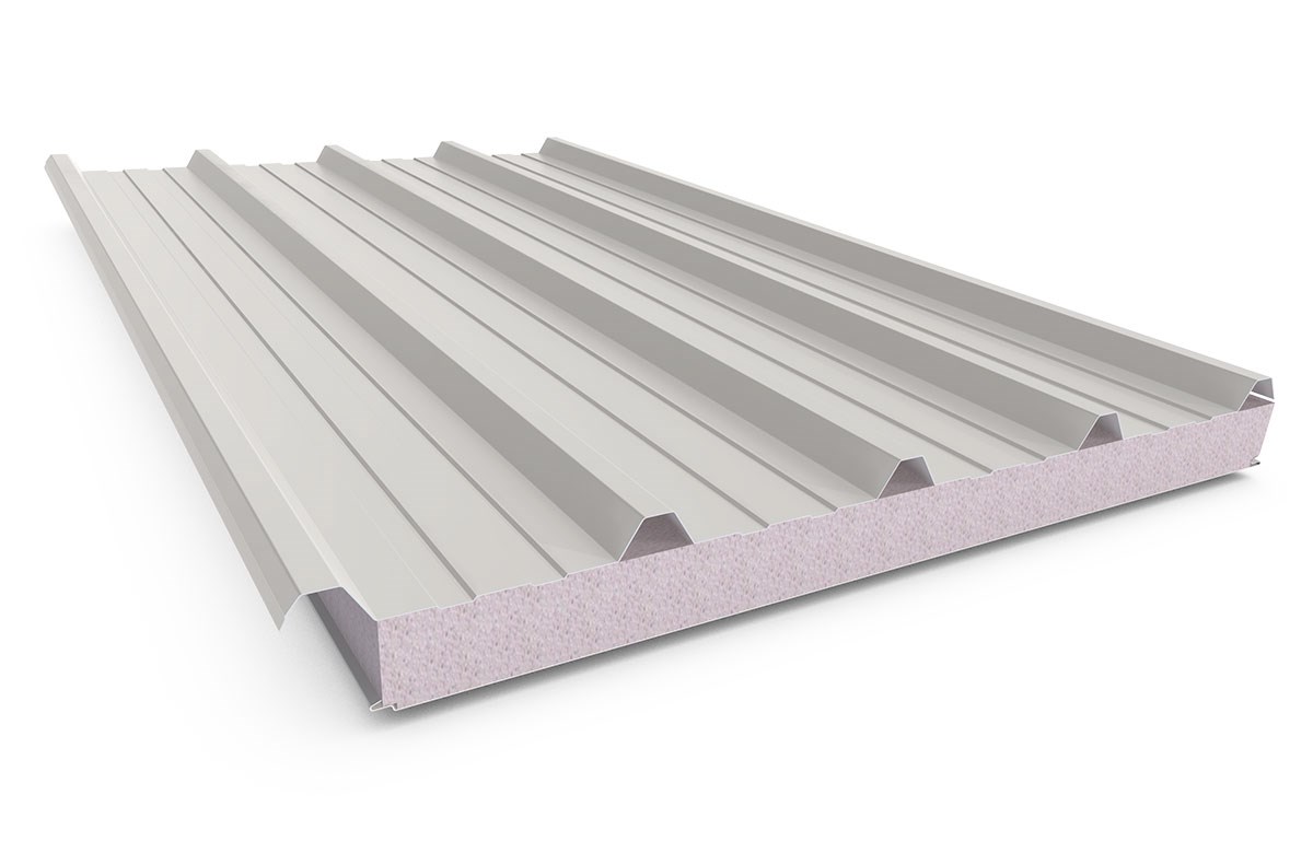 Cooldek Classic Topside / Smooth Underside Left Laying 75mm Thick 65mm Cutback Gull Grey Topside / O