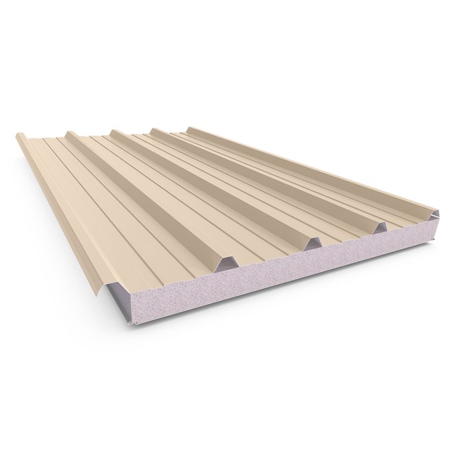 Cooldek Classic Topside / Smooth Underside Left Laying 75mm Thick 65mm Cutback Merino Topside / Off 