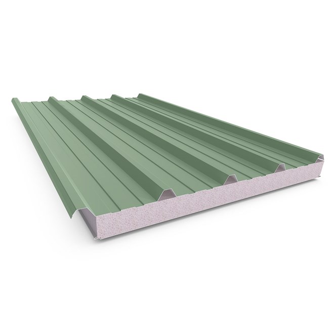 Cooldek Classic Topside / Smooth Underside Left Laying 75mm Thick 65mm Cutback Mist Green Topside / 