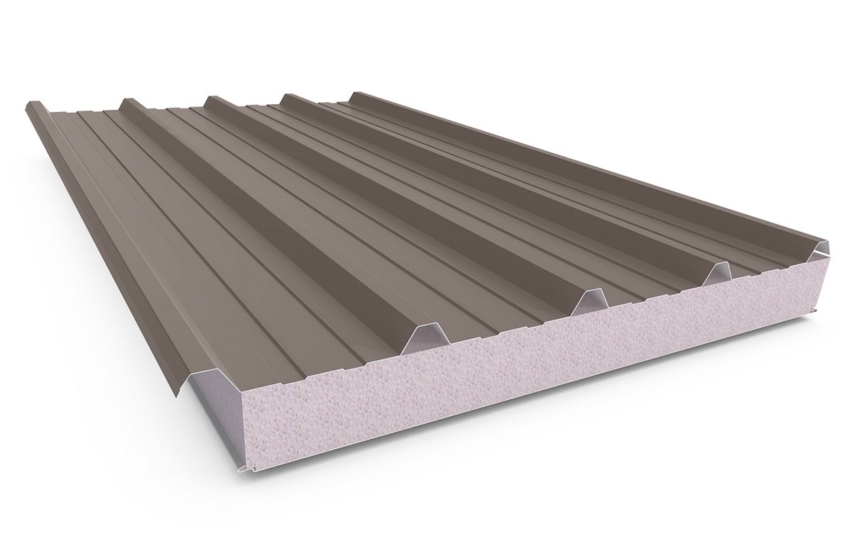 Cooldek Classic Topside / Smooth Underside Right Laying 100mm Thick 65mm Cutback Banyan Brown Topsid
