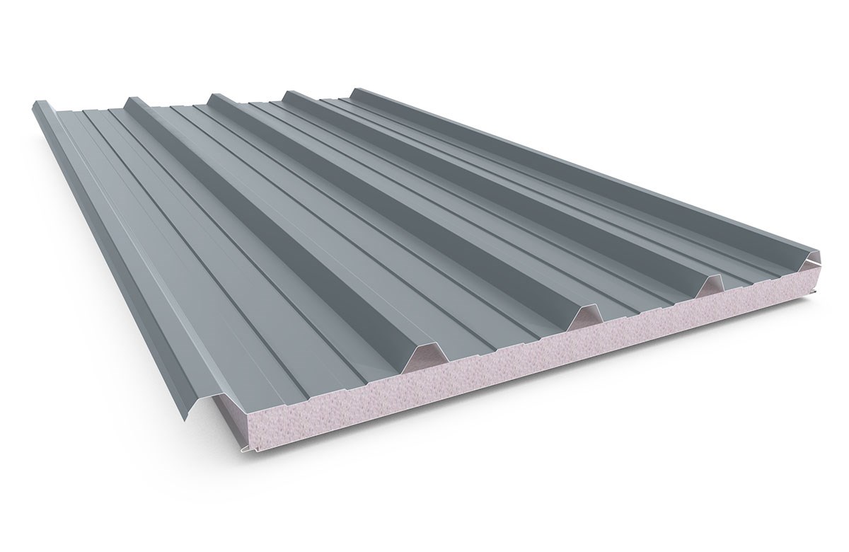 Cooldek Classic Topside / Smooth Underside Right Laying 50mm Thick 65mm Cutback Armour Grey Topside 
