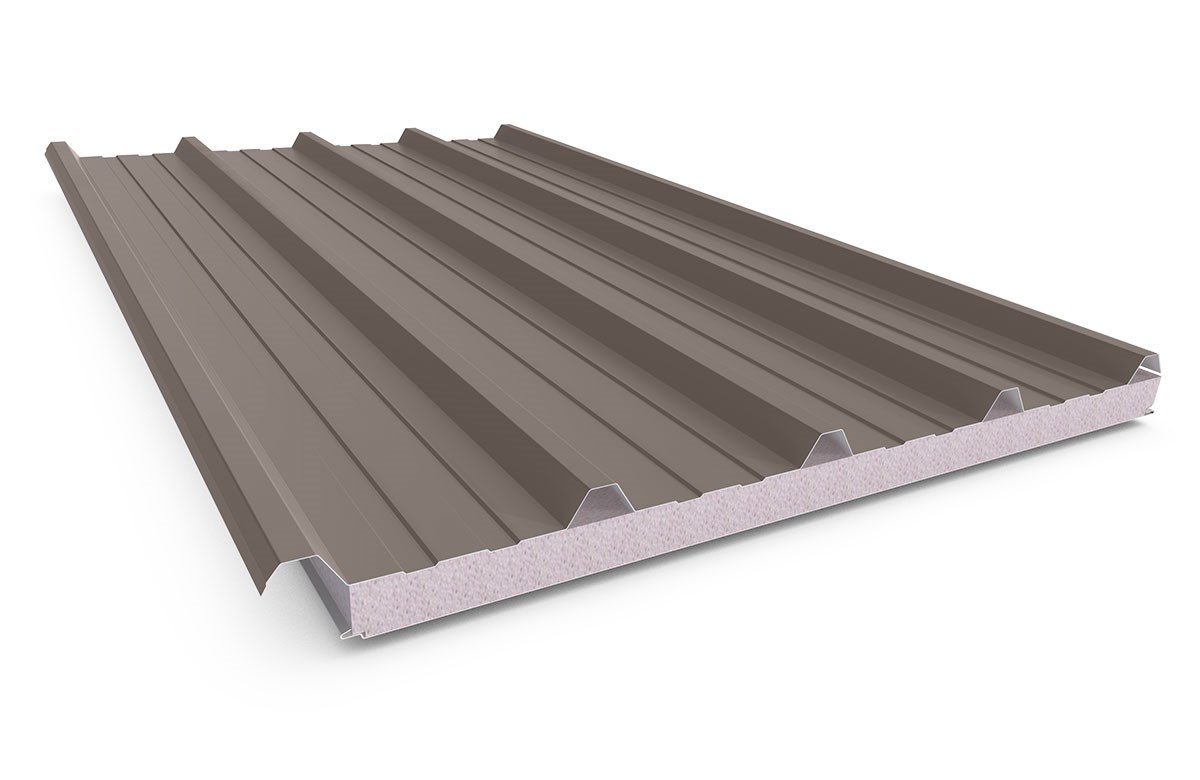 Cooldek Classic Topside / Smooth Underside Right Laying 50mm Thick 65mm Cutback Banyan Brown Topside