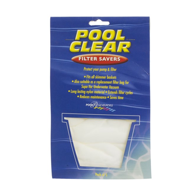 Pool Clear Filter Savers 5 Pack