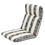 Stratco Stripe Textiline Outdoor Back and Seat Cushion