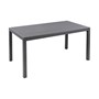 Madrid Aluminium Slat Table 160 x 90cm