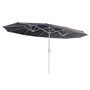 Charcoal Oval Umbrella