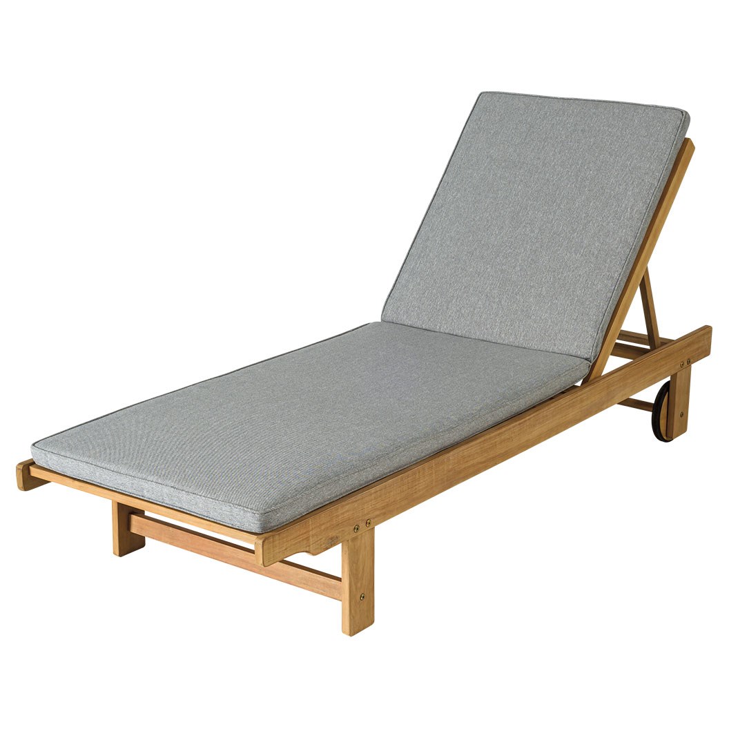 Savanna Timber Sunlounge With Cushion