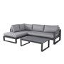 Willis Aluminium Lounge & Chaise Table Setting