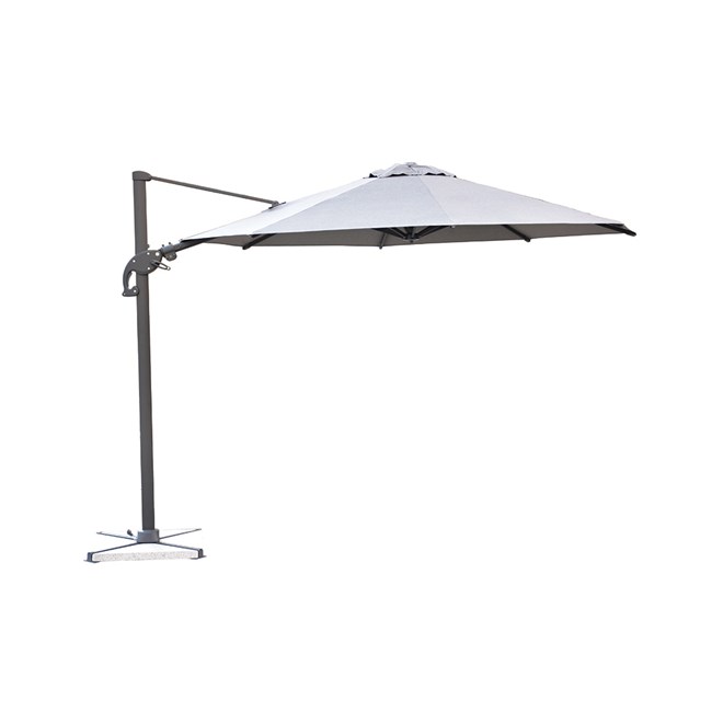 3.3m Octagon Cantilever Umbrella Grey
