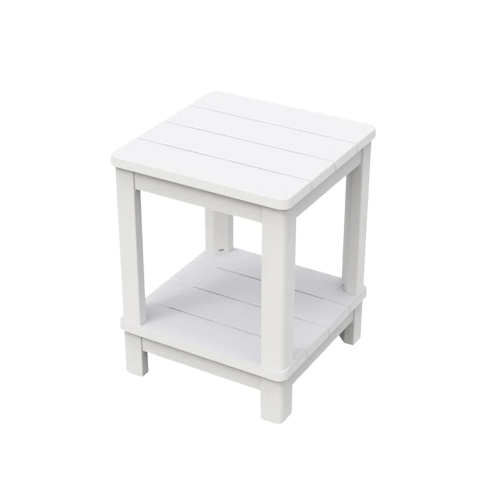 Keter Deluxe Side Table - White