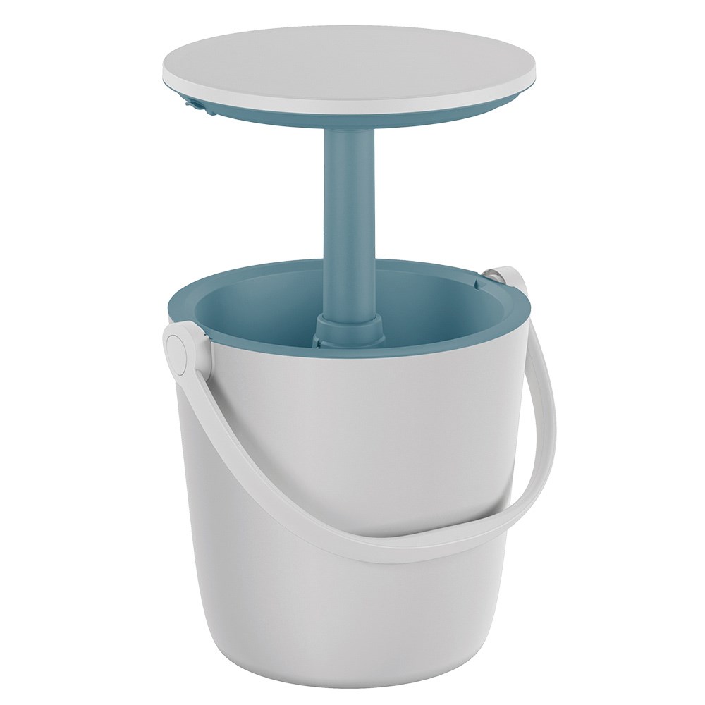 Keter Go Bar - Portable Drinks Cooler White/Blue