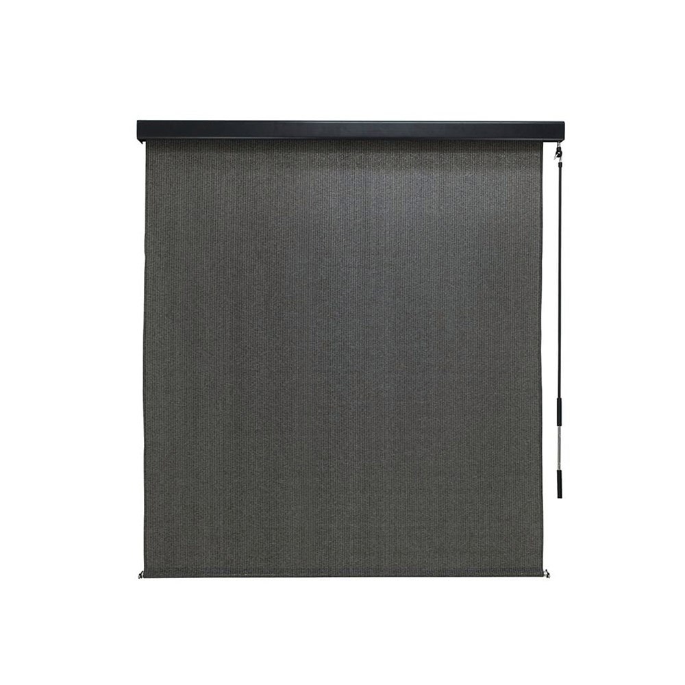 Coolaroo Premium Outdoor Blind with Pelmet Charcoal 1.8 x 2.4m