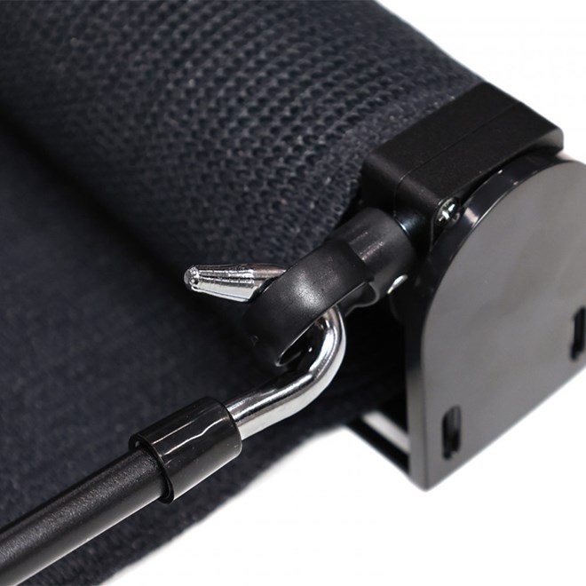 Coolaroo Outdoor Blind Crank Handle Graphite 2.4m x 2.4m