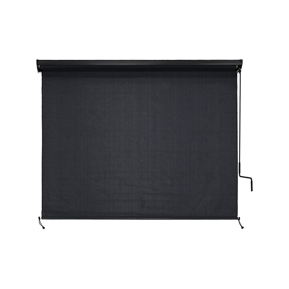 Coolaroo Patio Outdoor Blind Graphite 1.8m x 2.7m