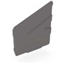 C-Square Gutter Stop End Left Hand Cobblestone