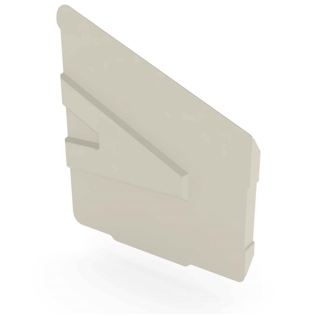 C-Square Gutter Stop End Right Hand Moss Vale Sand