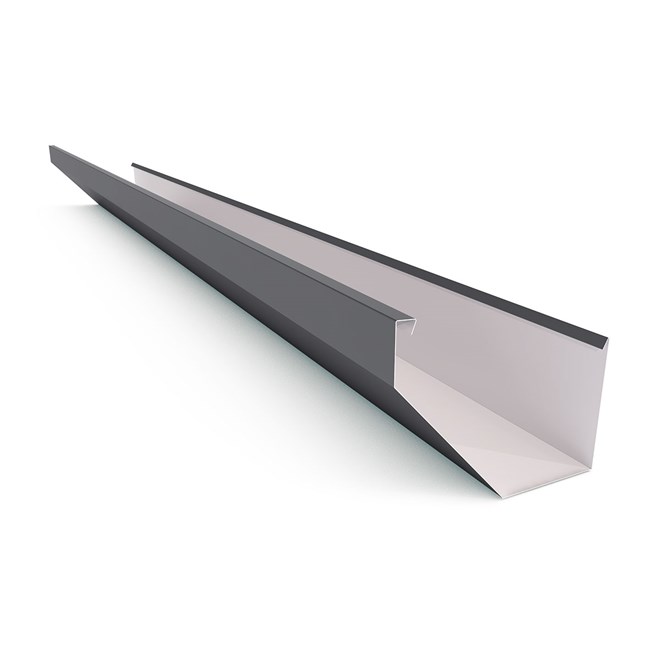 Edge Gutter 160mm Width Colour Granite