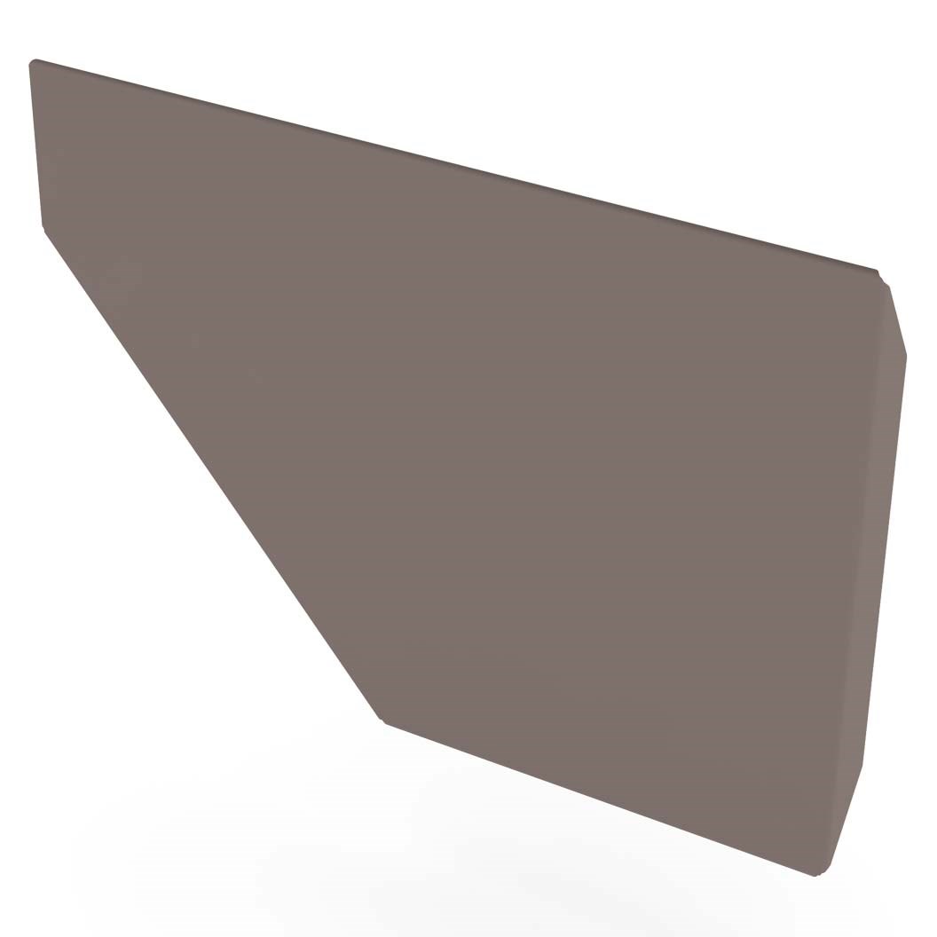 Edge Gutter 160 Stop End Right Hand Banyan Brown