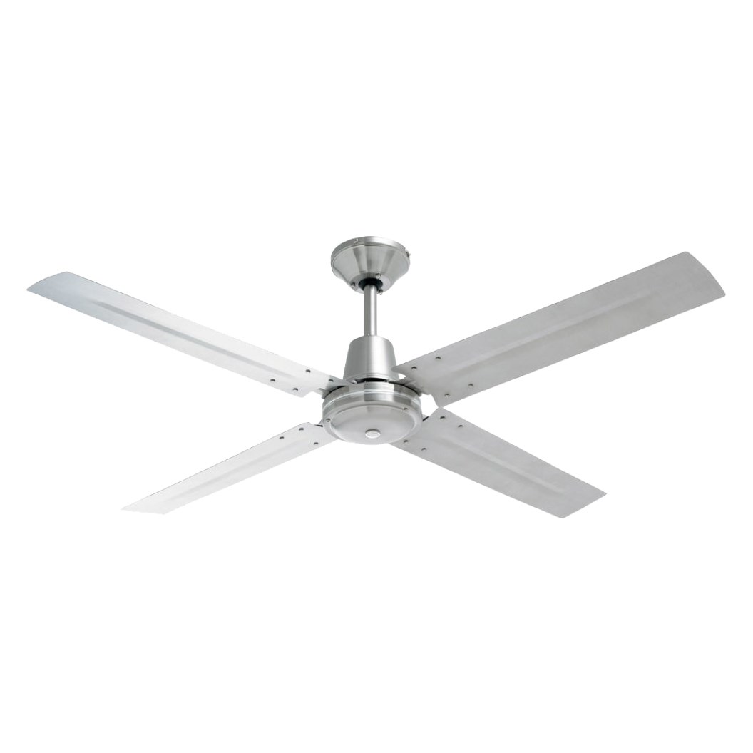 Ceiling Fan 4 Blade 1200mm Stainless Steel Tyler