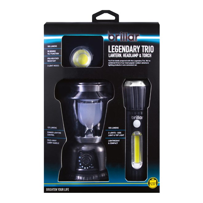 Brillar Legendary Trio 3 Piece Lighting Set