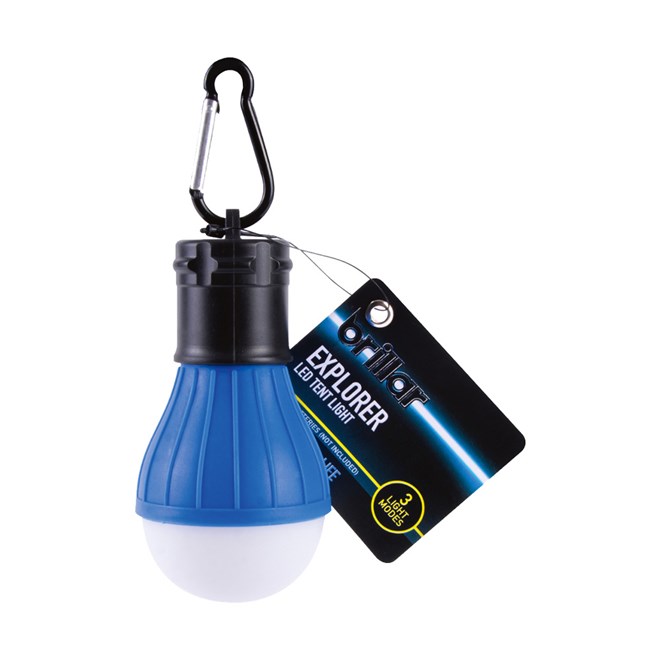 Brillar LED Light Bulb Tent Light With Carabiner