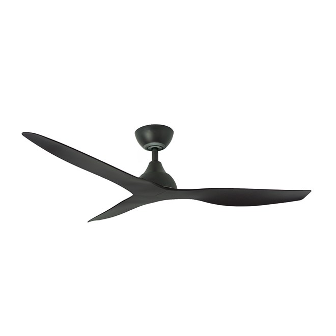 Avoca DC WIFI 1320mm Ceiling Fan Only Matt Matt Black