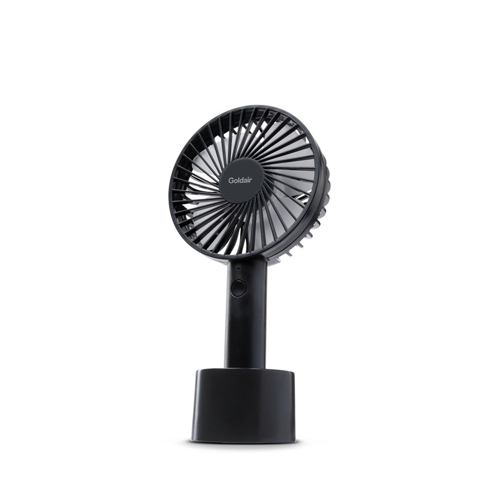 Goldair 10cm Handheld Fan - Black