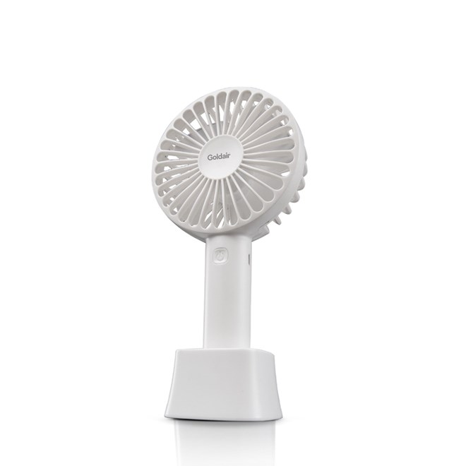 Goldair 10cm Handheld Fan - White