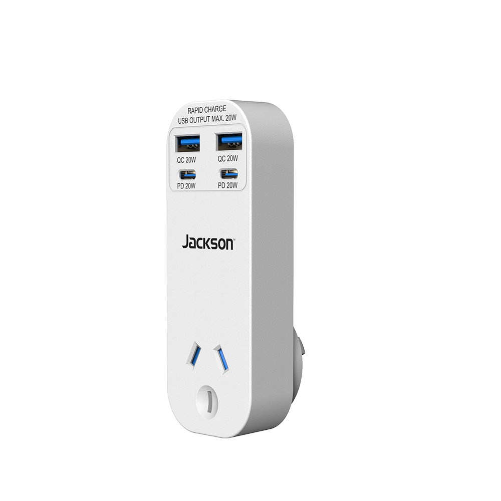 Jackson Wall Adaptor Rapid USB - White