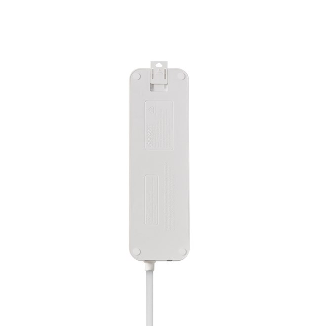 Jackson 4 Outlet Switched Powerboard Surge Protection - White