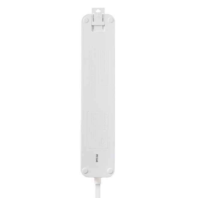 Jackson 4-Outlet Powerboard with Surge Protection 3m - White