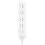 Jackson 4-Outlet Powerboard with Surge Protection 3m - White