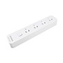 Jackson 4-Outlet Powerboard with Surge Protection 3m - White