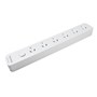 Jackson 6-Outlet Powerboard with Surge Protection - White
