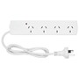 Arlec 4 Outlet Powerboard With Surge Protection White
