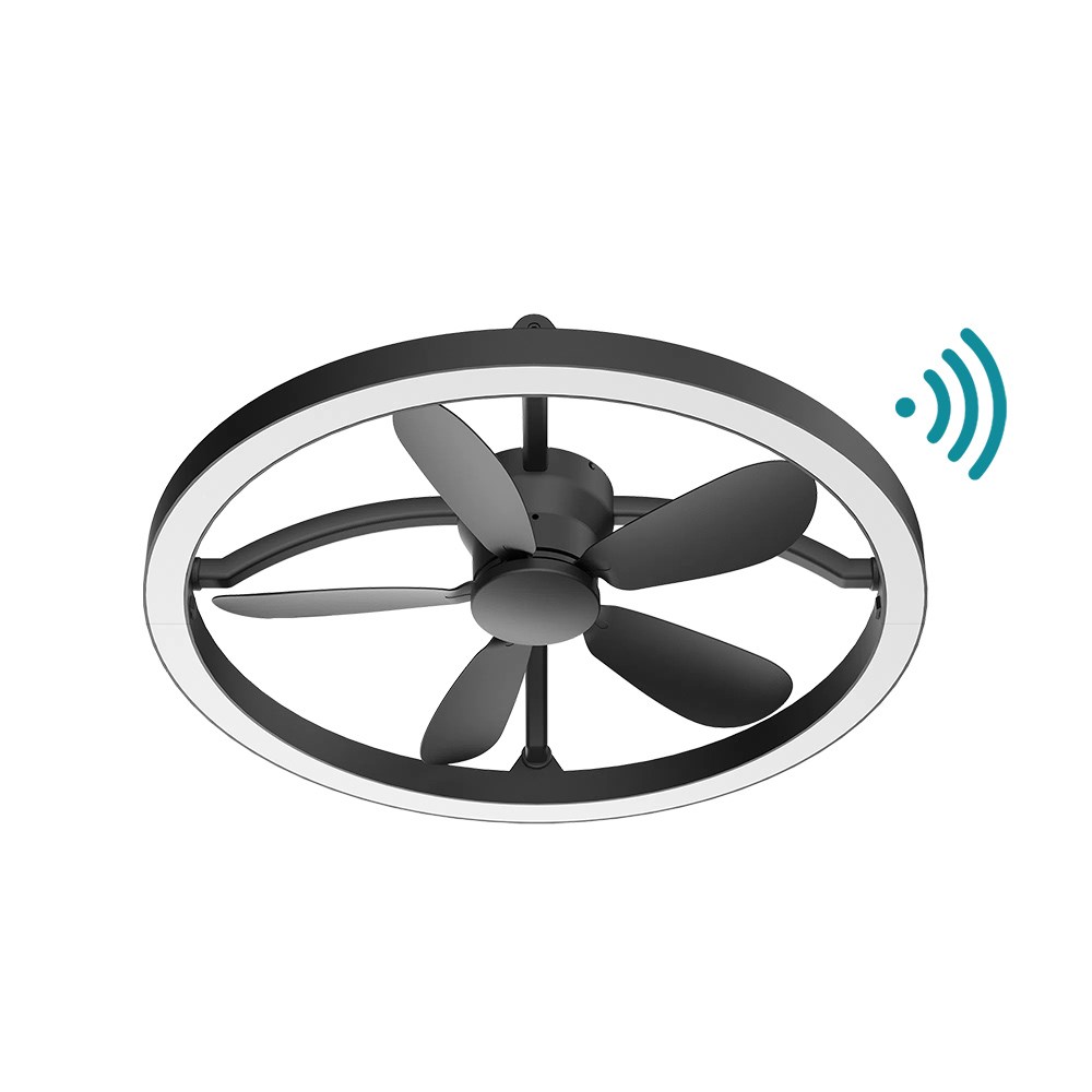 Catalina DC 500mm Smart Ceiling Fan With WIFI Remote Control  + LED Light Matt Black