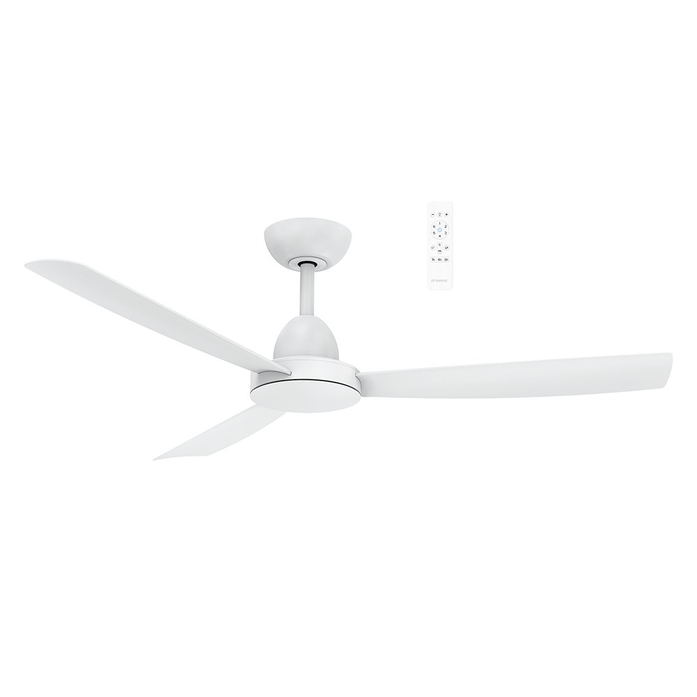 Zorro DC 1220mm DC Ceiling Fan With Remote Control Matt White