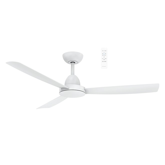 Zorro DC 1220mm DC Ceiling Fan With Remote Control Matt White