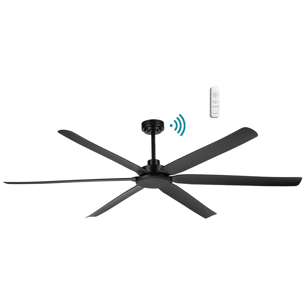 Osprey DC 2050mm 6 Blade Smart Ceiling Fan With WIFI Remote Control Matt Black