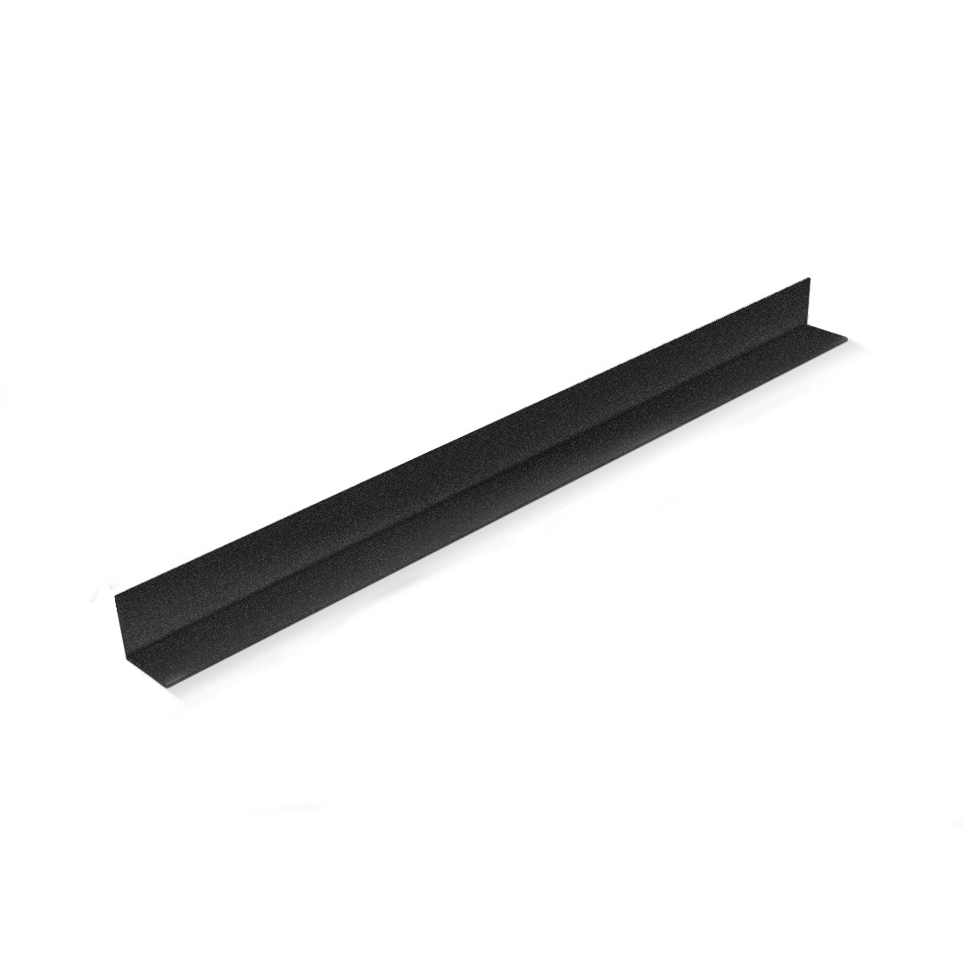 Ezi-Slat Angle 25x25mm Black 5000mm