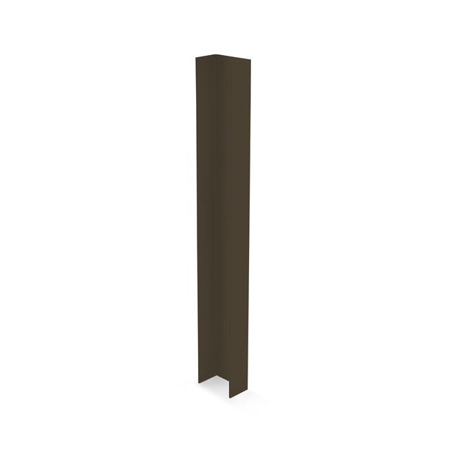 Ezi-Slat U-Channel Louvred 55x32mm Ironbark 5000mm