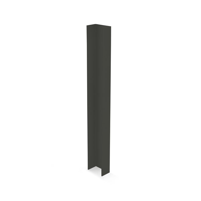 Ezi-Slat U-Channel Louvred 55x32mm Slate Grey 5000mm