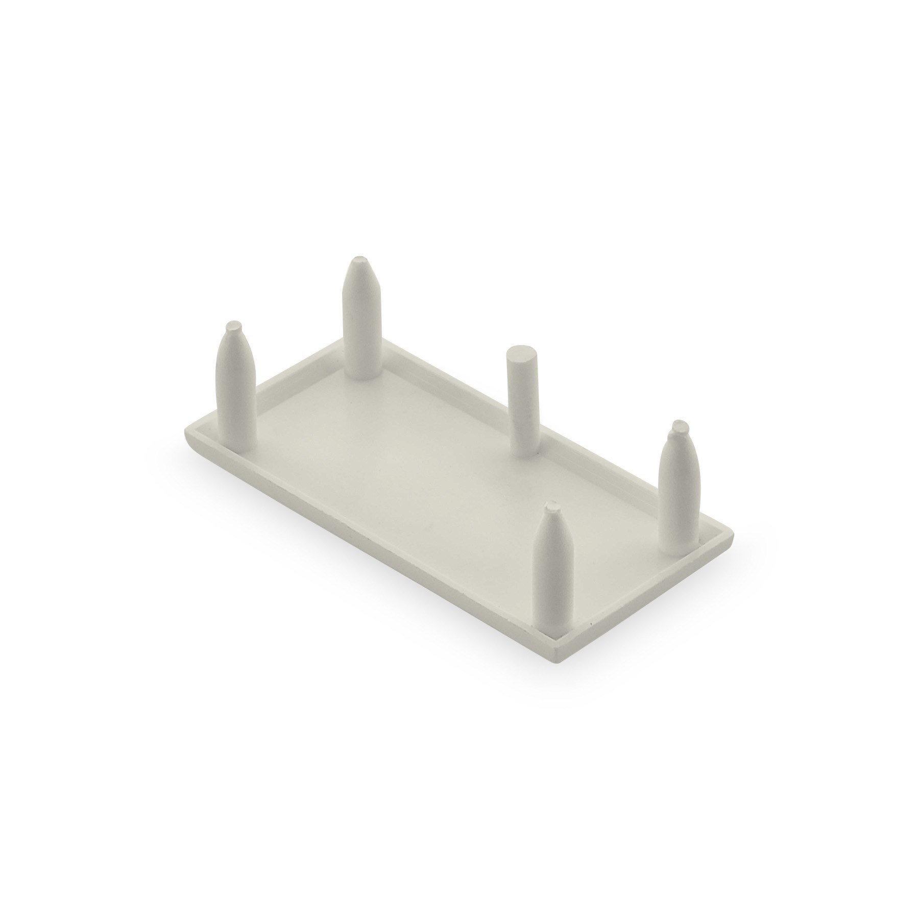 Ezi-Slat Frame Cap Louvred 51x30mm Off White