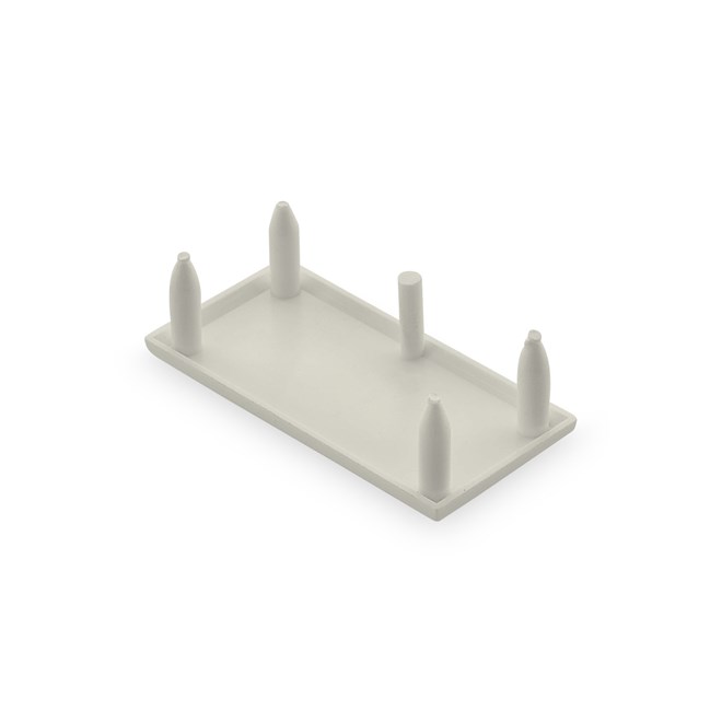 Ezi-Slat Frame Cap Louvred 51x30mm Off White