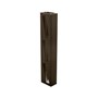 Ezi-Slat Louvre Right Hand Frame Suit 75mm Blades 9mm Spacing Banyan Brown 2400mm