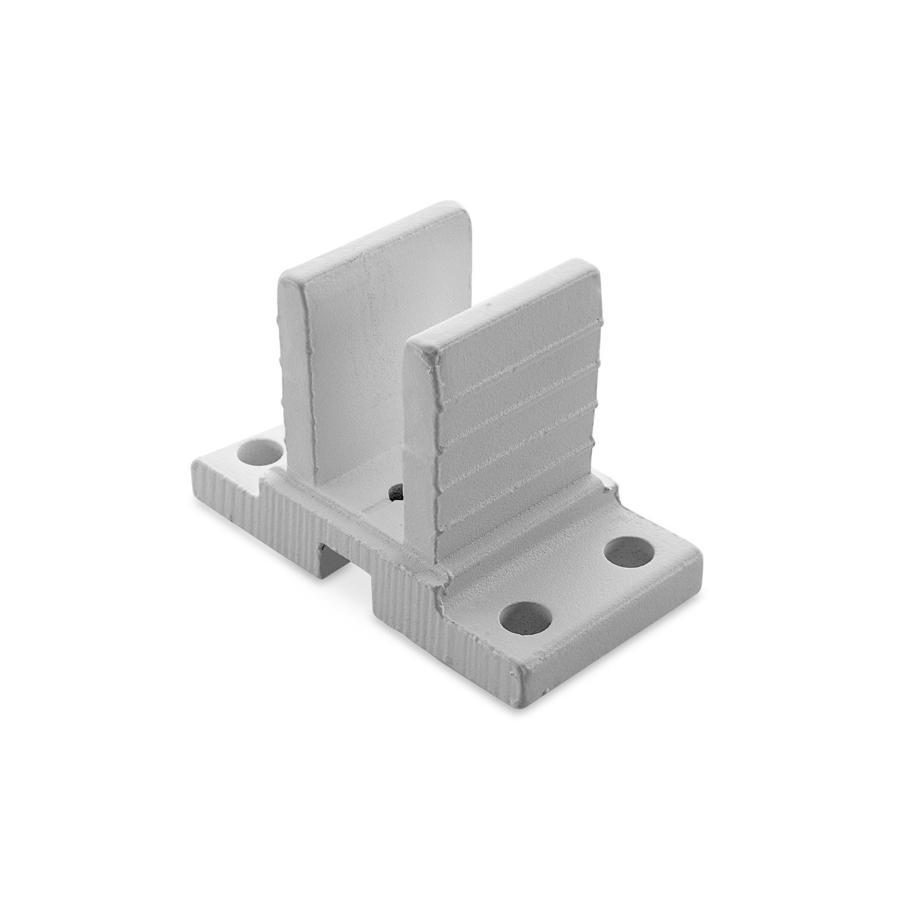 Ezi-Slat Foot Upstand Suit 65x65mm Post White