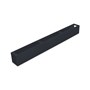Ezi-Slat Mid Rail Suit 75mm Blades 9mm Spacing Dark Stone 2400mm L